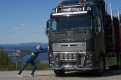 130525 Storuman VOLVO fh16 750 Björn Ferry Foto: Patrick Trägårdh